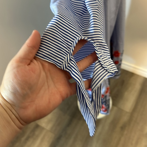 *Michel Studio size 26 sundress. Embroidered with collar and toe sleeves - Picture 5 of 7